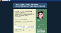Desktop Screenshot of loweryourelectricitybill.blogspot.com