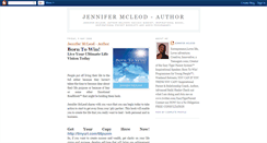 Desktop Screenshot of jennifermcleod-author.blogspot.com