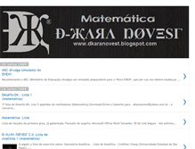 Tablet Screenshot of dkmatematica.blogspot.com