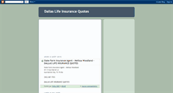 Desktop Screenshot of life-insurance-dallas.blogspot.com