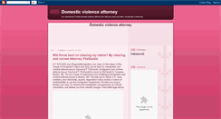 Desktop Screenshot of domestic-violence-attorney.blogspot.com