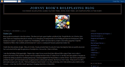 Desktop Screenshot of johnnyrookrpg.blogspot.com