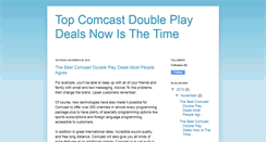 Desktop Screenshot of comcast1double1play.blogspot.com