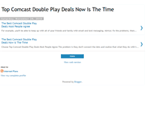 Tablet Screenshot of comcast1double1play.blogspot.com