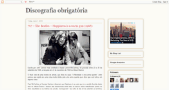 Desktop Screenshot of discografiaobrigatoria.blogspot.com