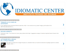 Tablet Screenshot of idiomaticcenterfrances.blogspot.com