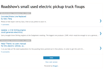 Tablet Screenshot of electric-pickup.blogspot.com