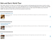 Tablet Screenshot of debanddansworldtour.blogspot.com