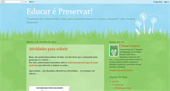 Desktop Screenshot of educarepreservar.blogspot.com