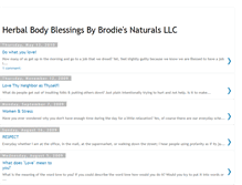 Tablet Screenshot of herbalbodyblessings.blogspot.com
