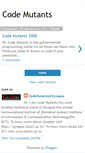 Mobile Screenshot of codemutants-synapse.blogspot.com