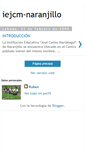 Mobile Screenshot of iejcm-naranjillo.blogspot.com