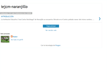 Tablet Screenshot of iejcm-naranjillo.blogspot.com