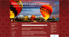 Desktop Screenshot of new-mexico-local-coupons.blogspot.com