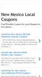 Mobile Screenshot of new-mexico-local-coupons.blogspot.com