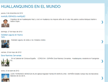 Tablet Screenshot of huallanquinosenelmundo.blogspot.com