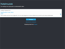 Tablet Screenshot of ketelmuziek.blogspot.com