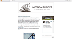Desktop Screenshot of katedralbygget.blogspot.com