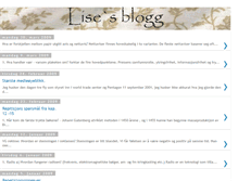 Tablet Screenshot of liseblogg-lise.blogspot.com