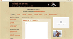 Desktop Screenshot of miniseason.blogspot.com