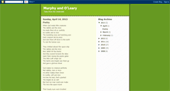 Desktop Screenshot of murphyoleary.blogspot.com