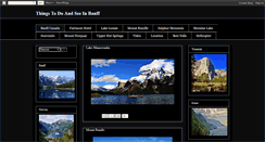 Desktop Screenshot of banffwonder.blogspot.com