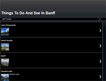 Tablet Screenshot of banffwonder.blogspot.com
