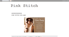 Desktop Screenshot of pinkstitchfashion.blogspot.com