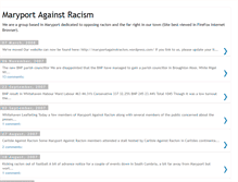 Tablet Screenshot of maryport-against-racism.blogspot.com