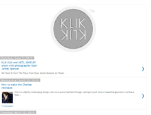 Tablet Screenshot of klikklikjewelry.blogspot.com