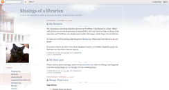 Desktop Screenshot of musingsofalibrarian.blogspot.com