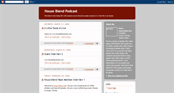 Desktop Screenshot of houseblendcafe.blogspot.com