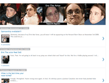 Tablet Screenshot of erictheactor.blogspot.com