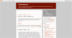 Desktop Screenshot of get-that-sound.blogspot.com