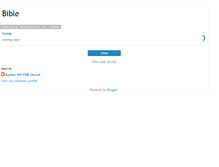 Tablet Screenshot of bhfwb2009bible.blogspot.com