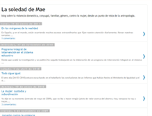 Tablet Screenshot of lasoledaddemae.blogspot.com