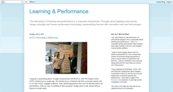 Desktop Screenshot of learnandperform.blogspot.com