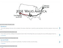 Tablet Screenshot of jesseandbrucewalkamerica.blogspot.com