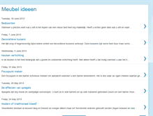 Tablet Screenshot of meubelideeen.blogspot.com