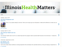 Tablet Screenshot of illinoishealthmatters.blogspot.com