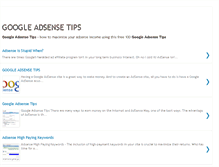 Tablet Screenshot of 100adsense.blogspot.com