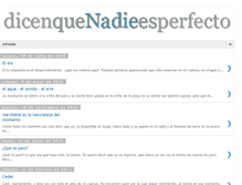 Tablet Screenshot of dicenquenadieesperfecto.blogspot.com