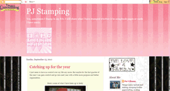 Desktop Screenshot of pjstamping.blogspot.com