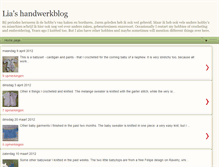 Tablet Screenshot of handwerkbloglia.blogspot.com