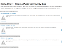 Tablet Screenshot of kantapinoy.blogspot.com