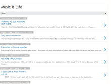 Tablet Screenshot of musicislifehunt.blogspot.com