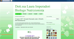 Desktop Screenshot of laura-nutrizionista.blogspot.com