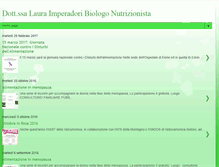 Tablet Screenshot of laura-nutrizionista.blogspot.com