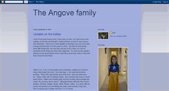 Desktop Screenshot of angovefamily.blogspot.com