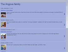 Tablet Screenshot of angovefamily.blogspot.com